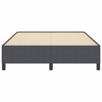 Letto a molle Grigio Scuro 160 x 200 cm Tessuto in Cords | homemem39