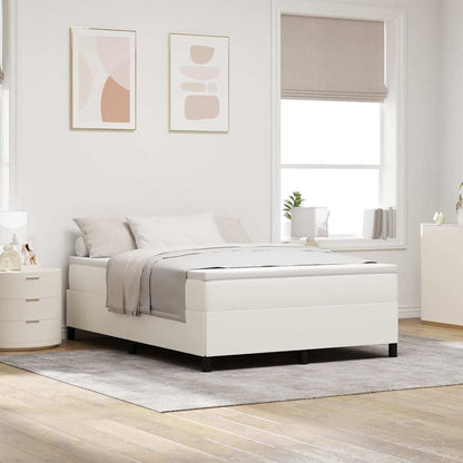 Letto a molle Crema 160 x 200 cm Tessuto in Cords | homemem39