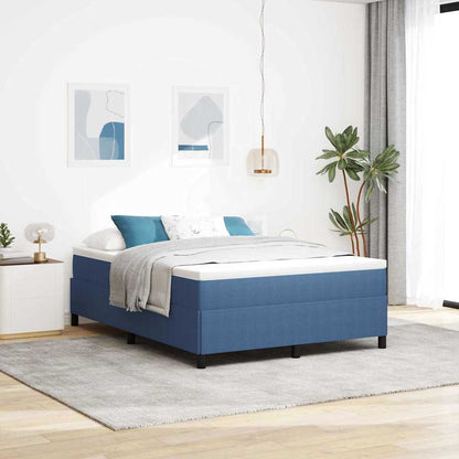 Letto a molle Blu 160 x 200 cm Tessuto in Cords | homemem39