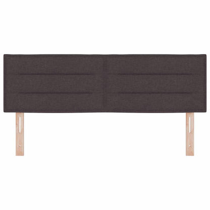 Testiera con testiera Marrone Scuro 160 cm Pelle Sintetica - homemem39