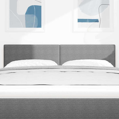 Testiera Grigio chiaro 144 cm Tessuto in Cords