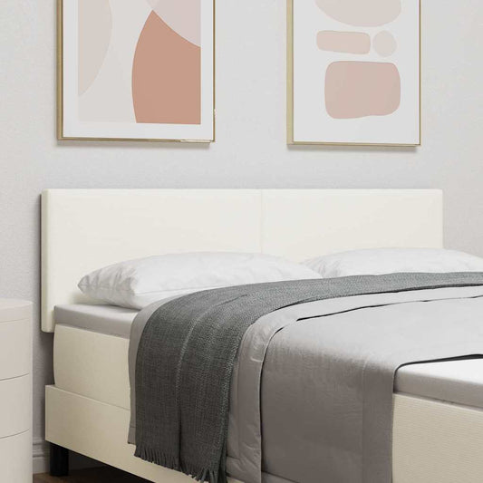 Testiera Crema 144 cm Tessuto in Cords | homemem39