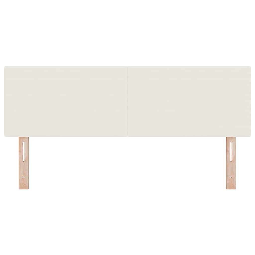 Testiera Crema 144 cm Tessuto in Cords | homemem39