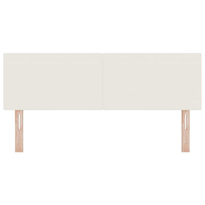 Testiera Crema 144 cm Tessuto in Cords | homemem39