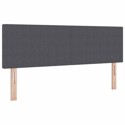 Testiera Grigio scuro 160 cm Tessuto in Cords | homemem39