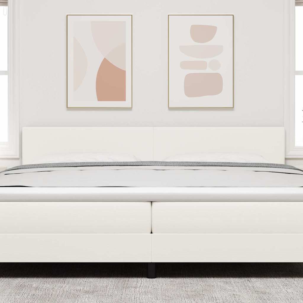 Testiera Crema 200 cm Tessuto in Cords | homemem39