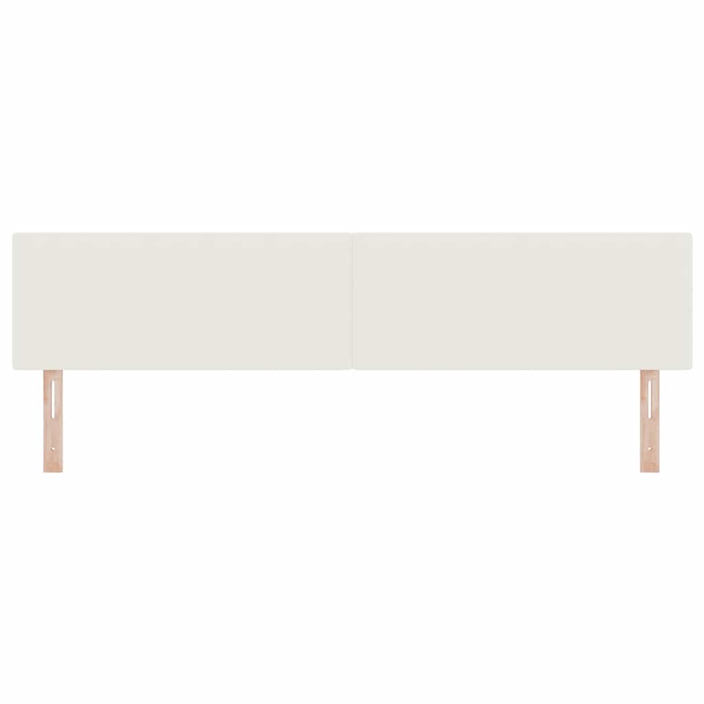 Testiera Crema 200 cm Tessuto in Cords | homemem39