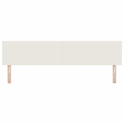 Testiera Crema 200 cm Tessuto in Cords | homemem39