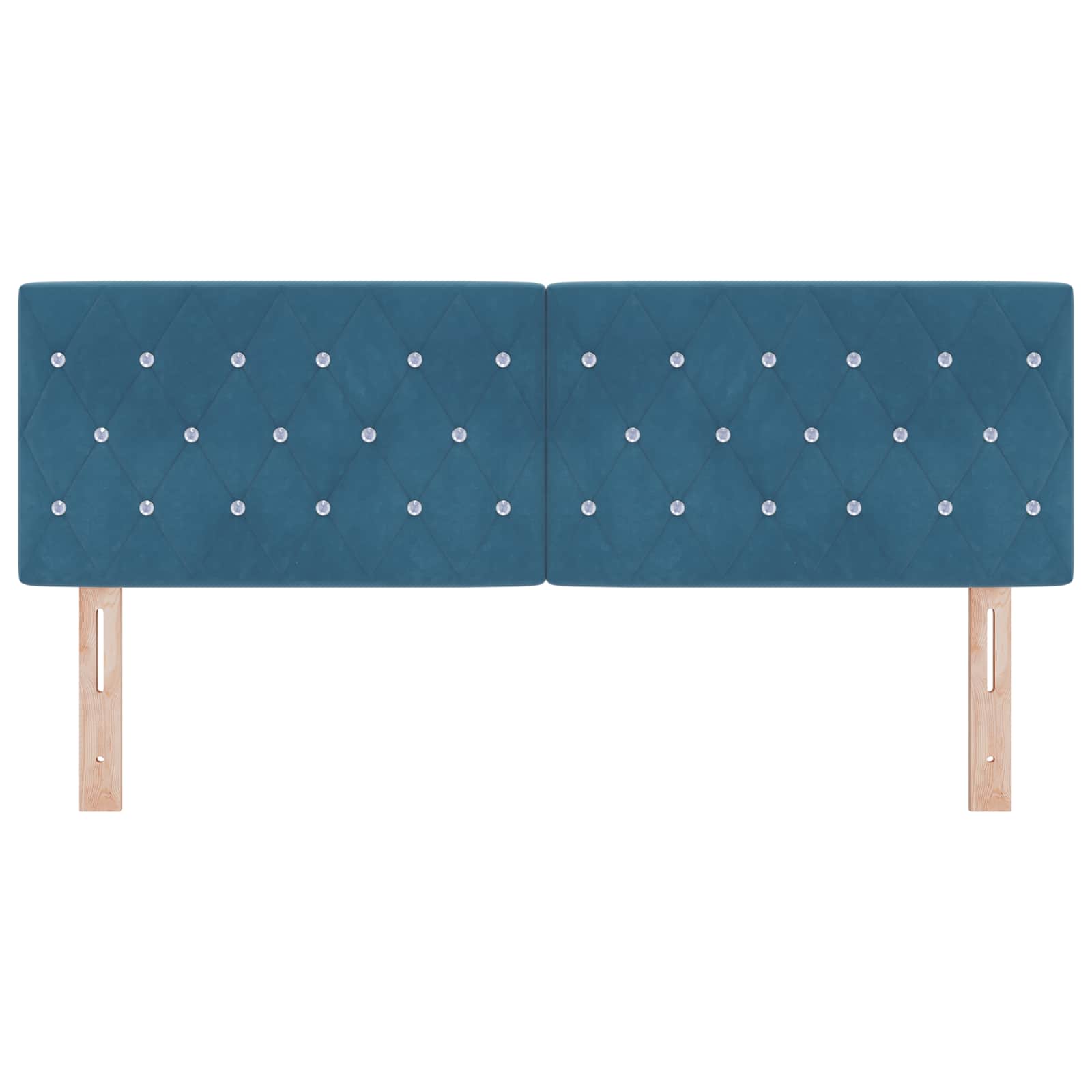 Testiera Blu Scuro 144 cm Velluto | homemem39