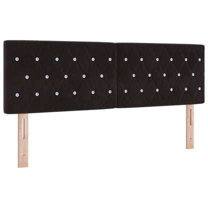 Testiera Nero 160 cm Velluto | homemem39