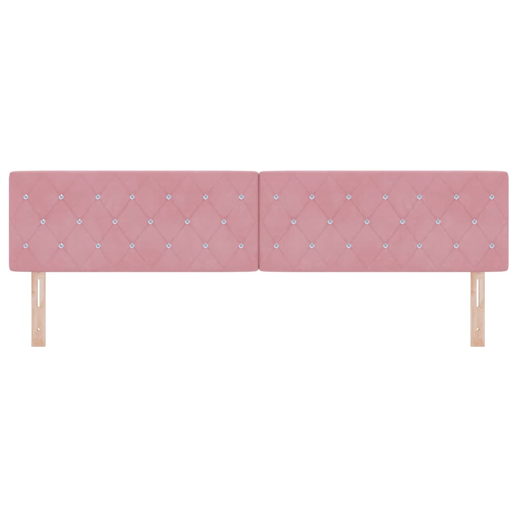 Testiera Rosa 200 cm Velluto | homemem39