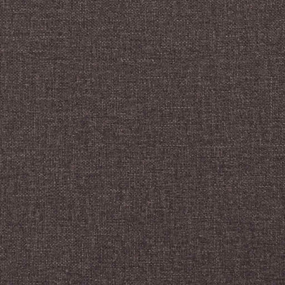 Testiera con testiera Marrone scuro 80 cm Tessuto