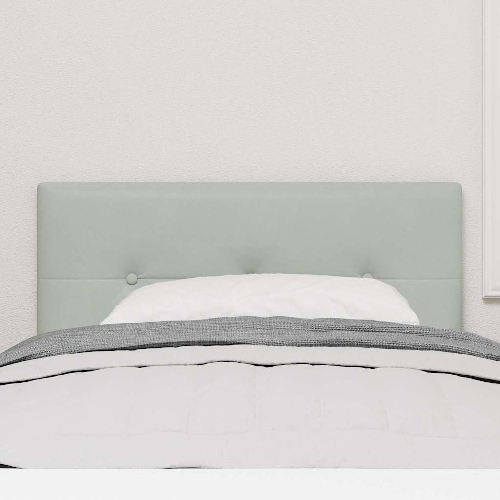 Testiera Grigio chiaro 100 cm Velluto | homemem39