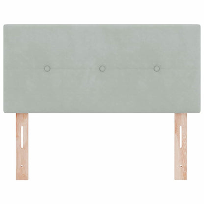 Testiera Grigio chiaro 100 cm Velluto | homemem39
