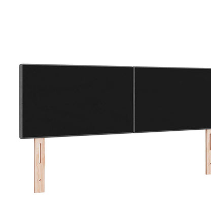 Testiera regolabile in altezza Grigio scuro 144 cm Tessuto | homemem39
