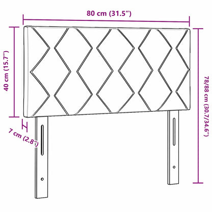 Testiera in Tessuto con testiera Talpa 80 cm Tessuto