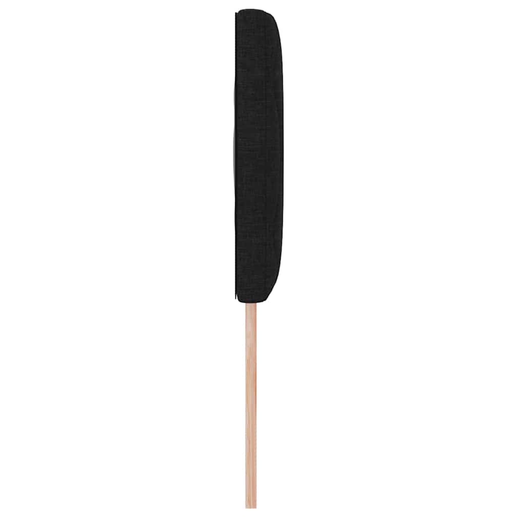 Testiera in Tessuto con testiera Nero 144 cm Tessuto