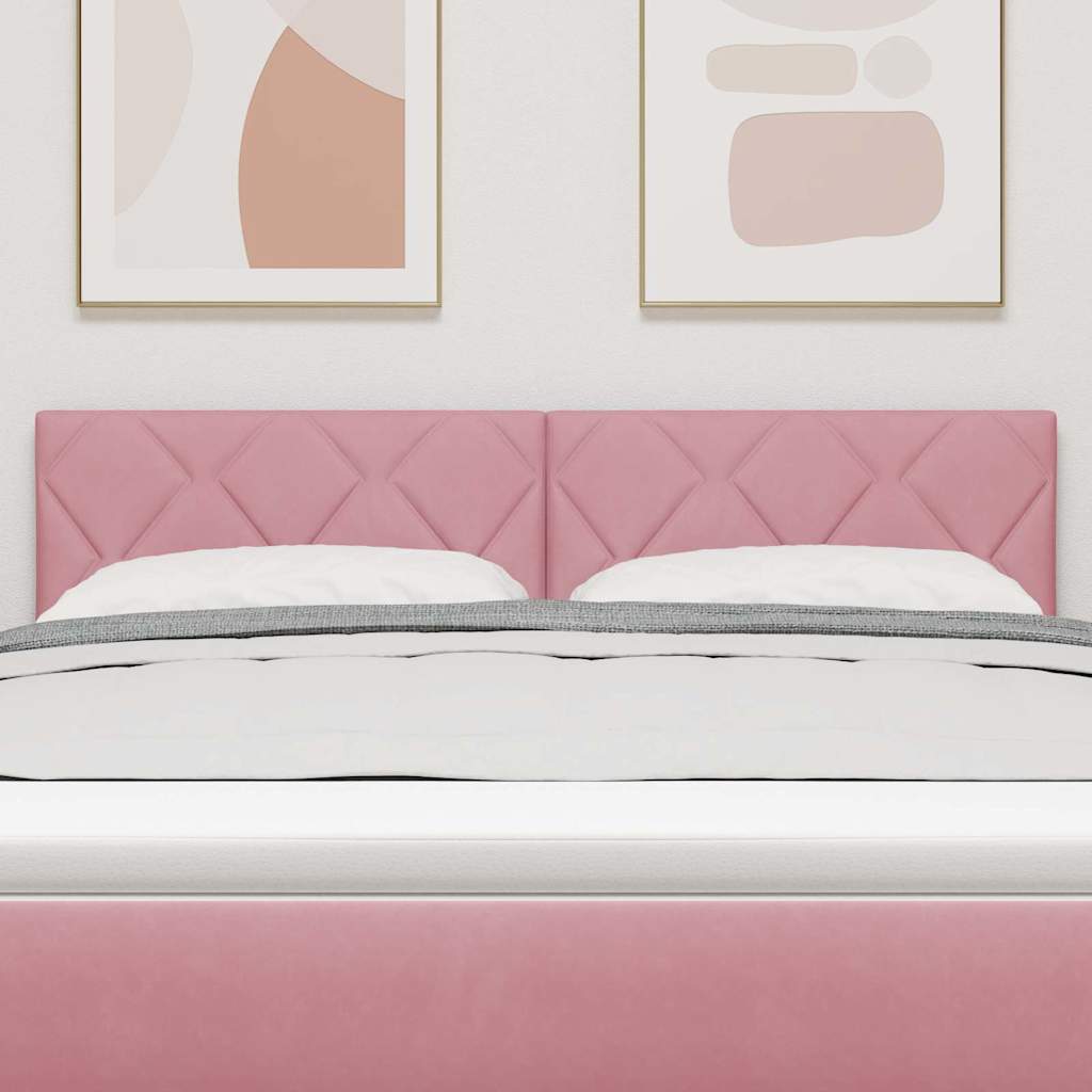 Testiera con testiera Rosa 160 cm Velluto