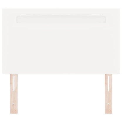 Testiera con luci a strisce a LED Bianco 100 cm PVC