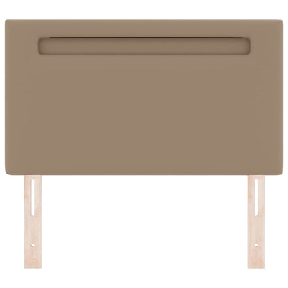 Testiera con luci a strisce a LED Cappuccino 100 cm PVC