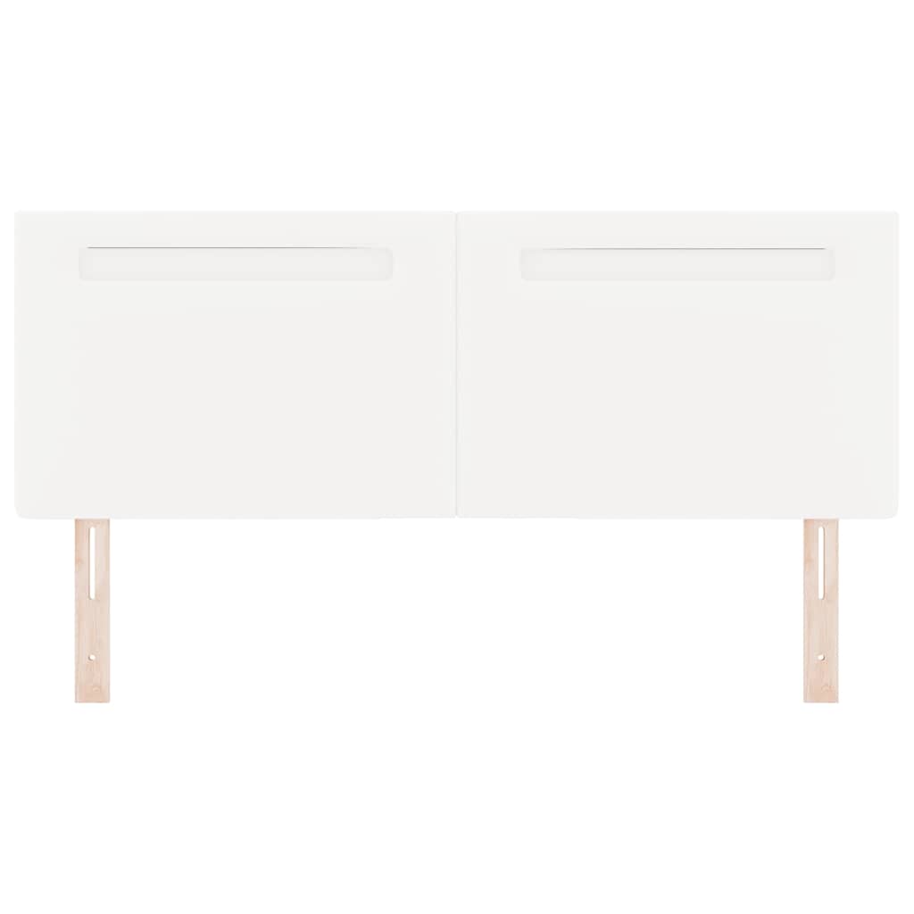 Testiera con luci a strisce a LED Bianco 144 cm PVC