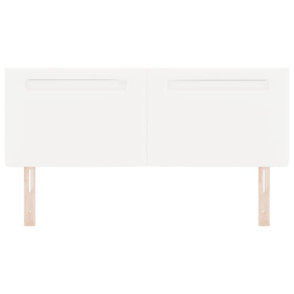 Testiera con luci a strisce a LED Bianco 144 cm PVC