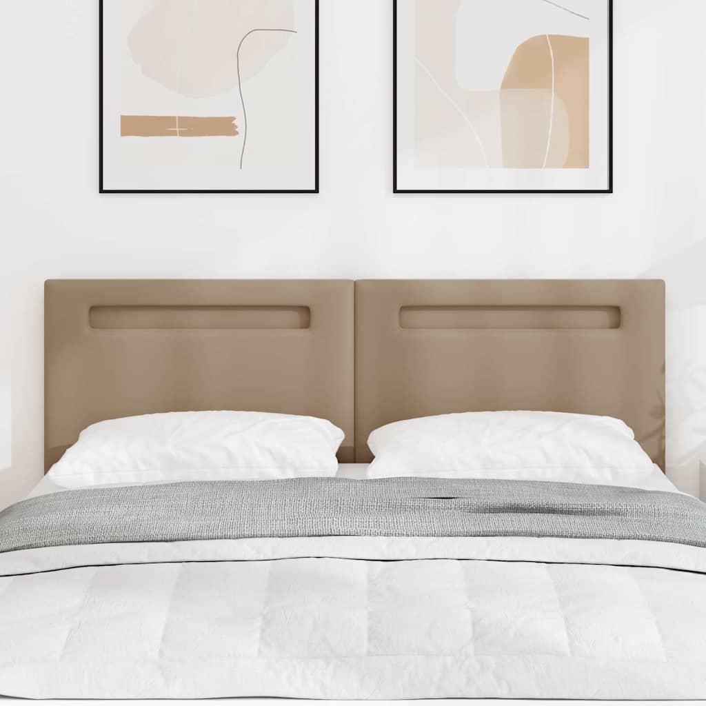 Testiera con luci a strisce a LED Cappuccino 160 cm PVC