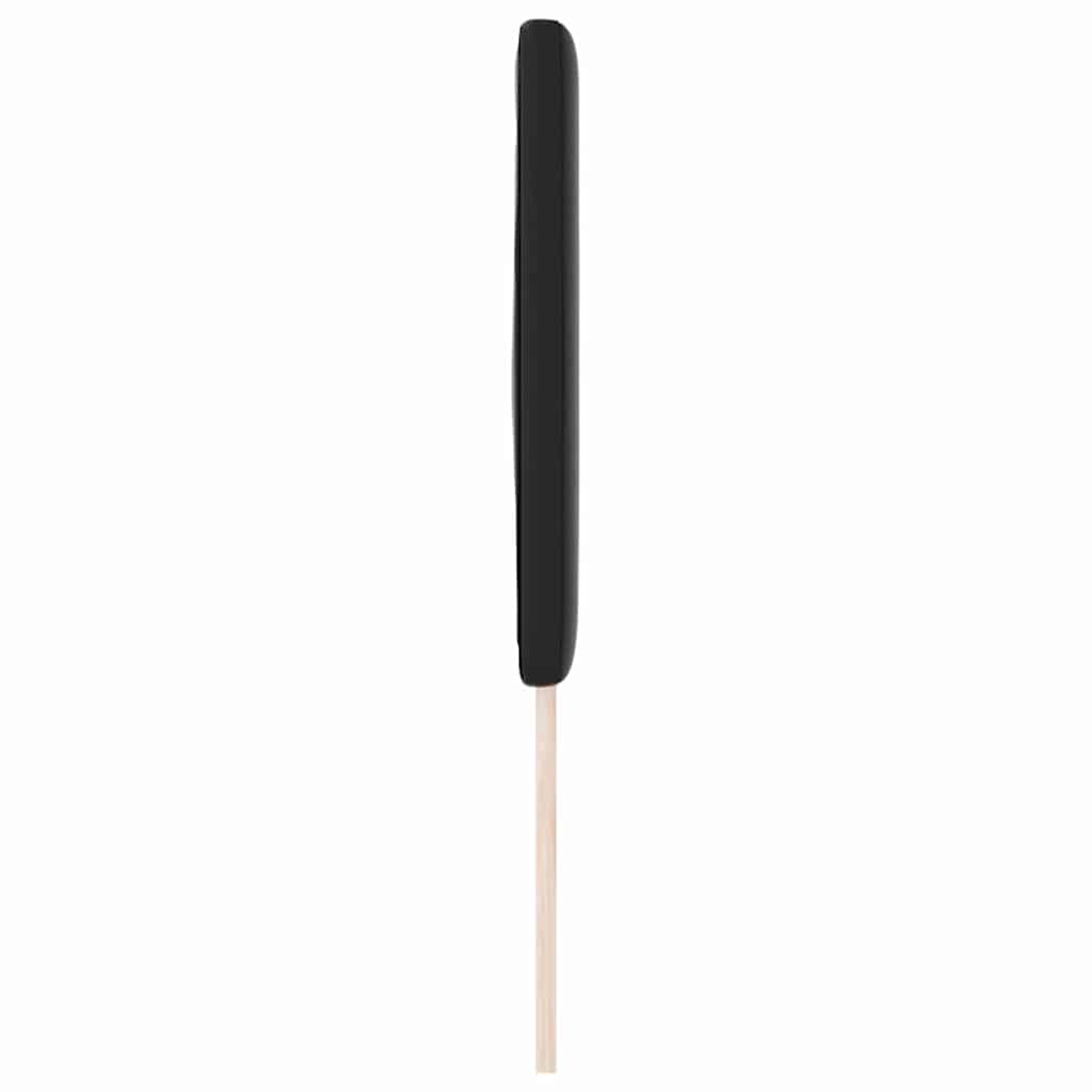 Testiera con luci a strisce a LED con testiera Nero 180 cm PVC