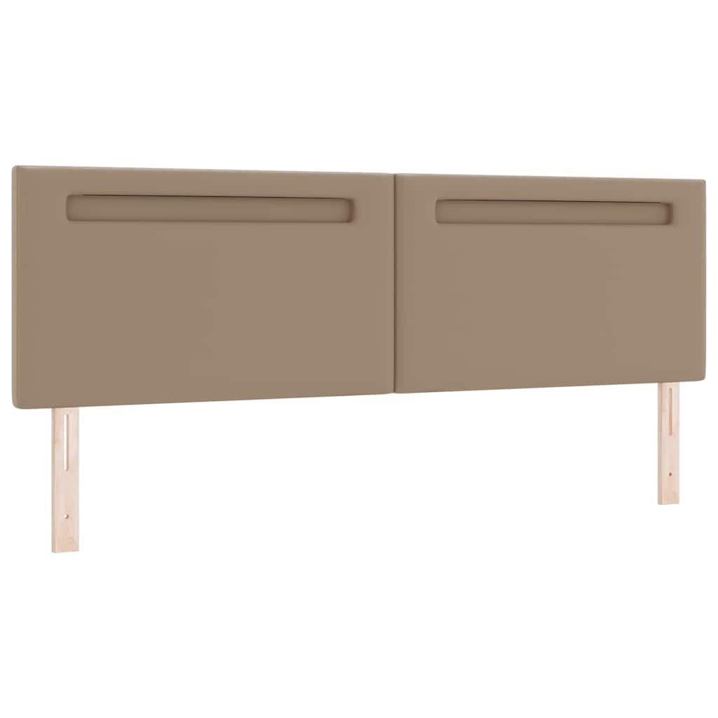 Testiera con luci a strisce a LED Cappuccino 180 cm PVC