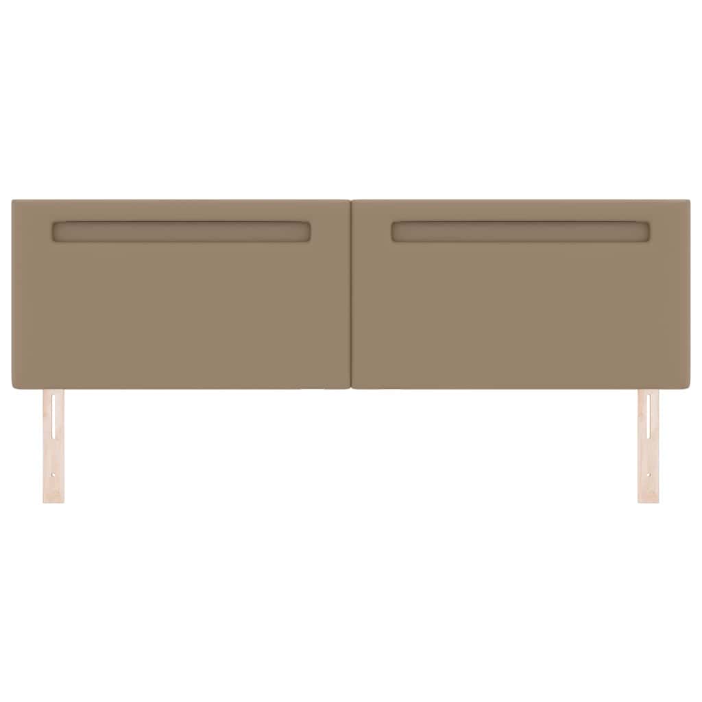 Testiera con luci a strisce a LED Cappuccino 180 cm PVC