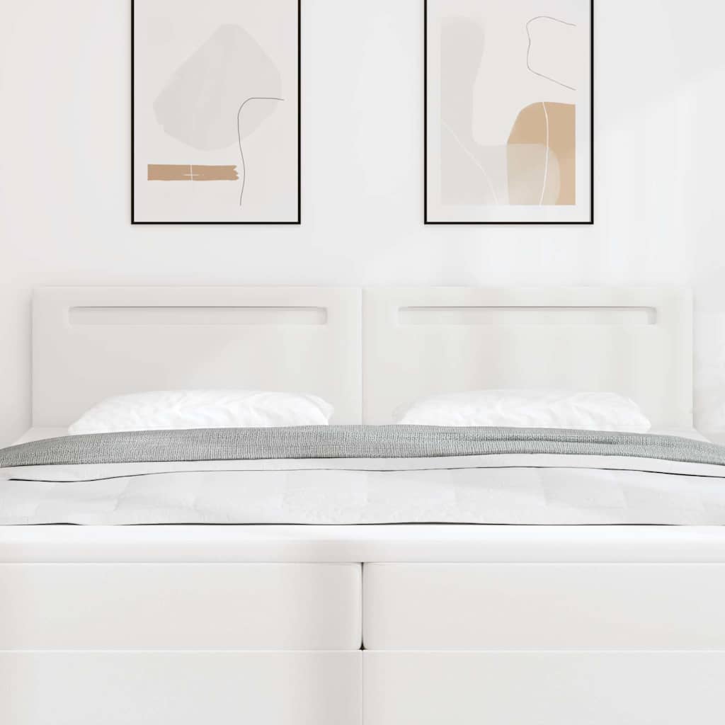 Testiera con luci a strisce a LED Bianco 200 cm PVC