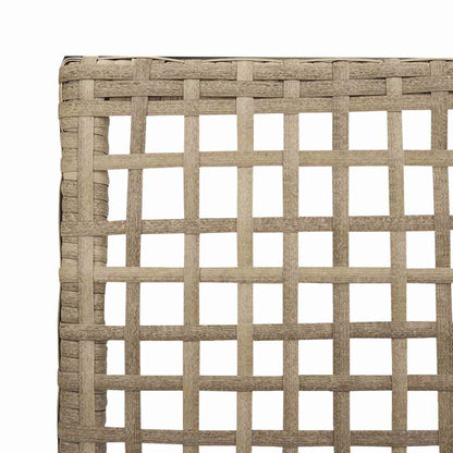 Sedia da Giardino 2 pcs Beige 53 x 60 x 85cm polyrattan