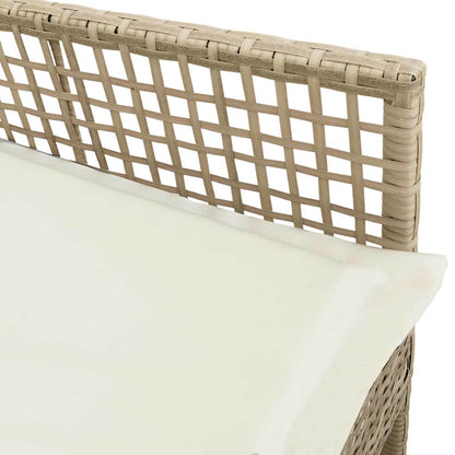 Sedia da Giardino 2 pcs Beige 53 x 60 x 85cm polyrattan