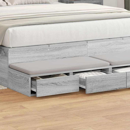 Cassetti per letto Grigio sonoma 160 x 36.5 x 16.5 cm
