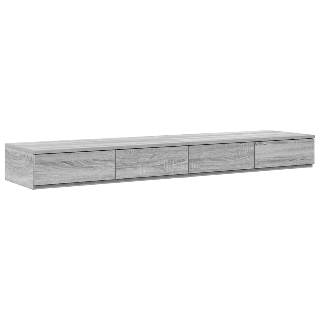 Cassetti per letto Grigio sonoma 160 x 36.5 x 16.5 cm