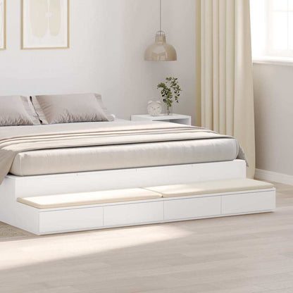 Cassetti per letto con cassetto Bianco 180 x 36.5 x 16.5 cm