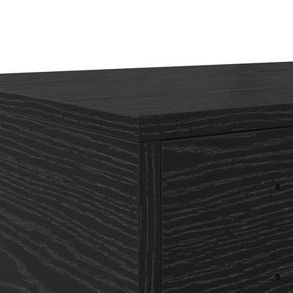 Cassetti per letto Rovere nero 135 x 36.5 x 16.5 cm