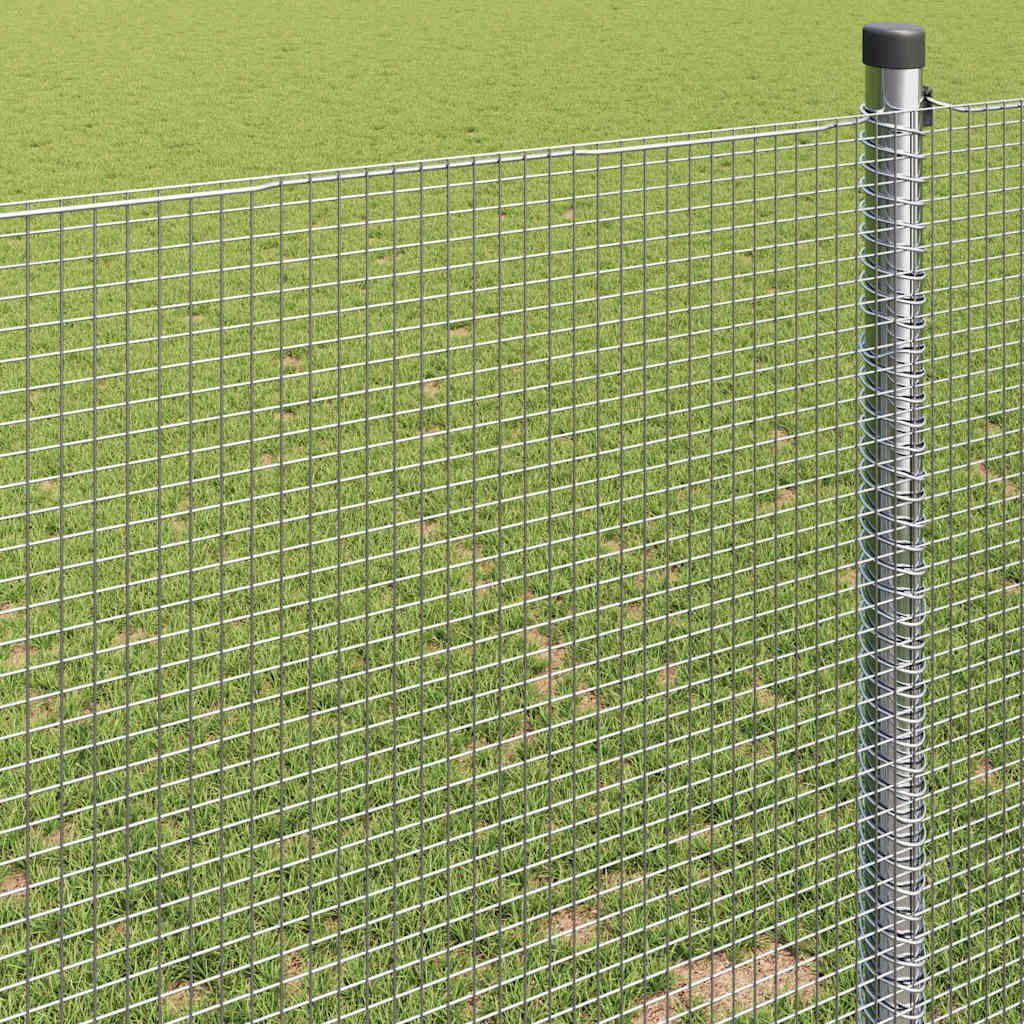 Recinzione in Rete Saldato Argento 0.4 x 10 m