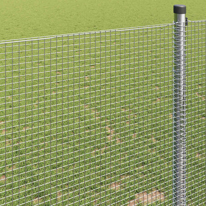 Recinzione in Rete Saldato Argento 0.4 x 10 m