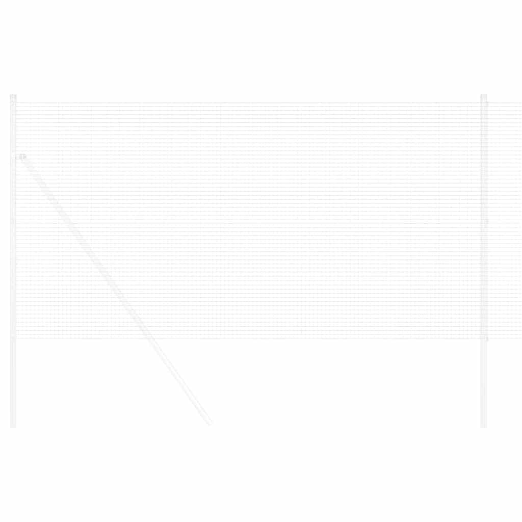 Recinzione in Rete Saldato Argento 0.4 x 10 m