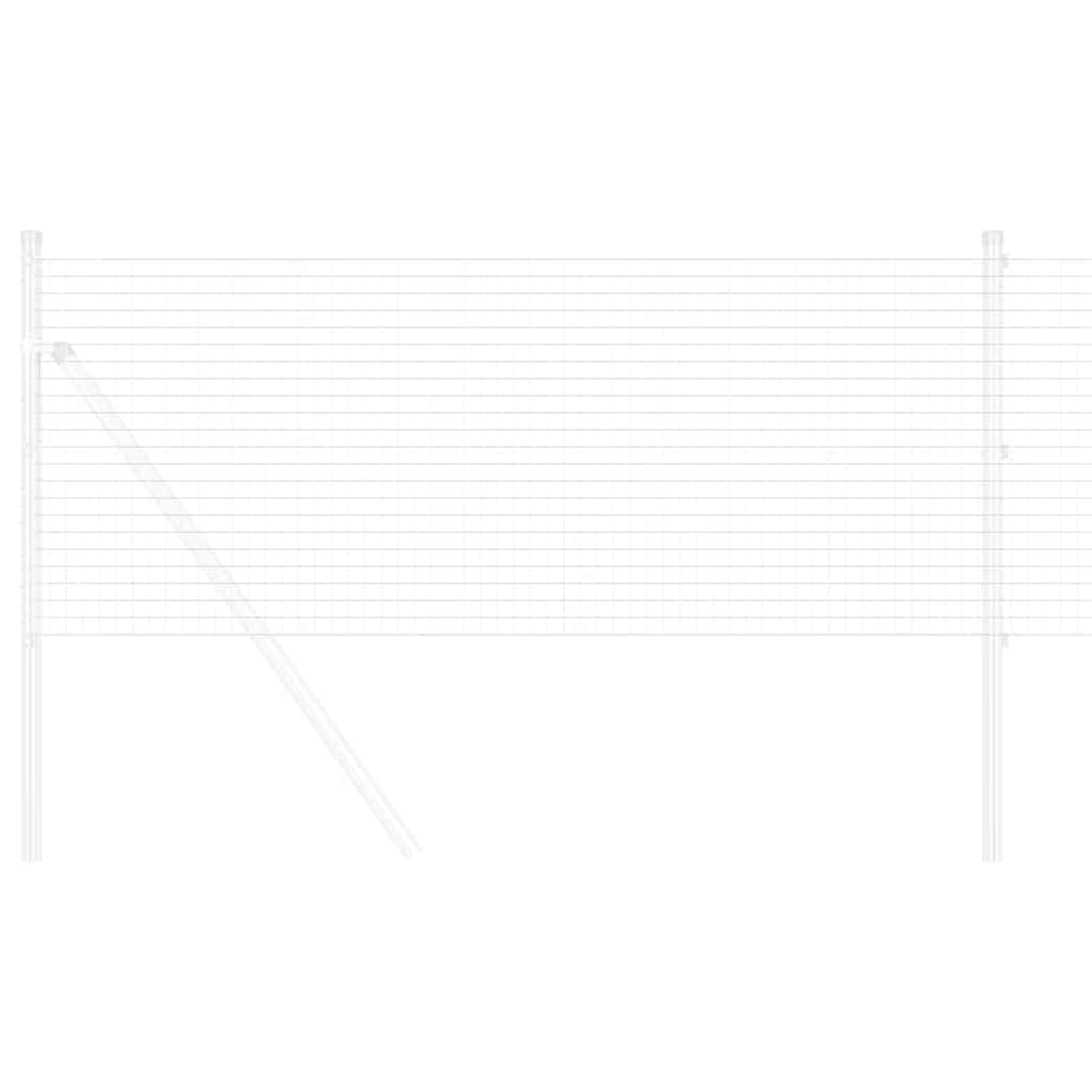 Recinzione in Rete Saldato Argento 0.4 x 10 m