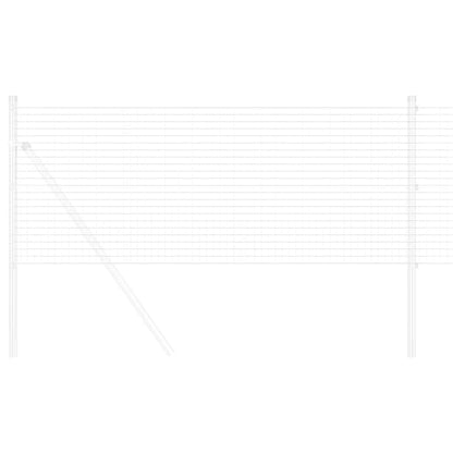 Recinzione in Rete Saldato Argento 0.4 x 10 m