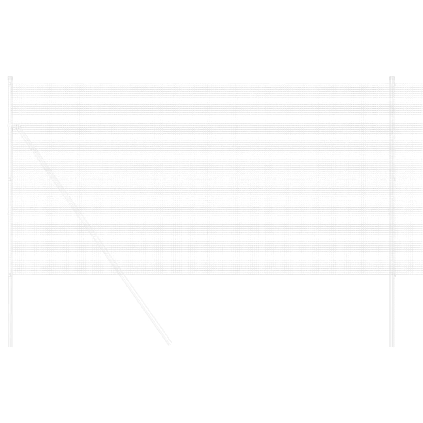 Recinzione in Rete Saldato Argento 0.6 x 25 m