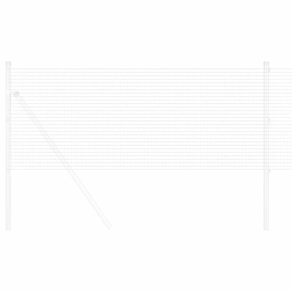 Recinzione in Rete Saldato Argento 0.6 x 25 m