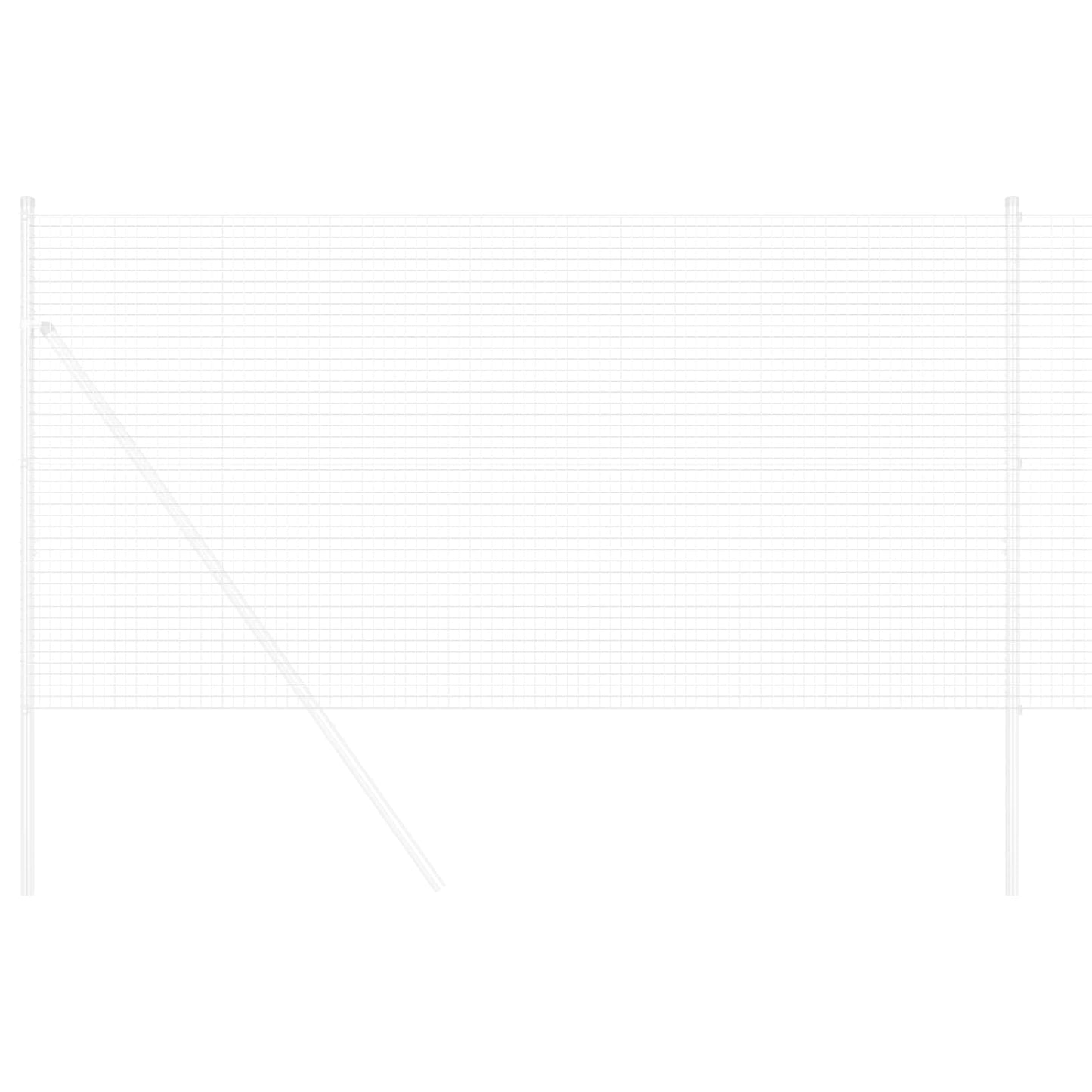 Recinzione in Rete Saldato Argento 1.2 x 25 m