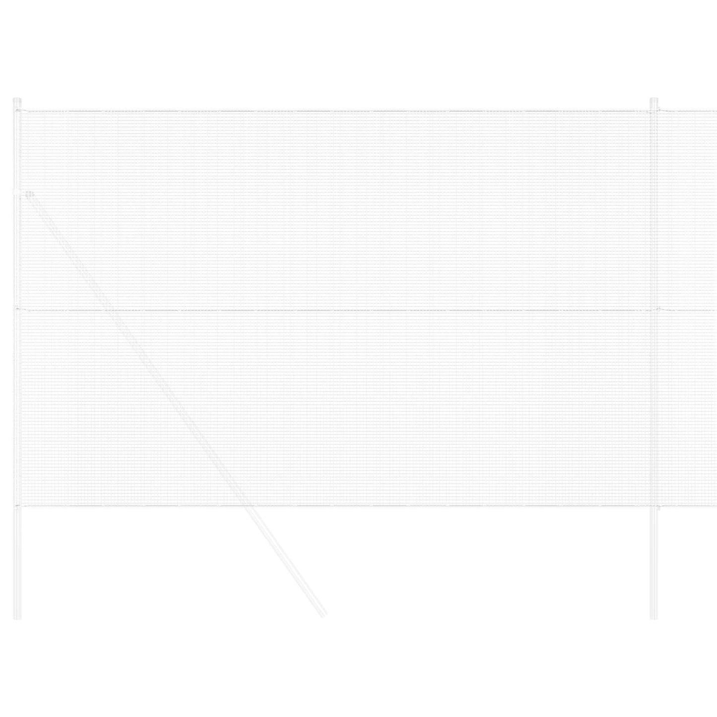 Recinzione in Rete Saldato Argento 1.5 x 50 m