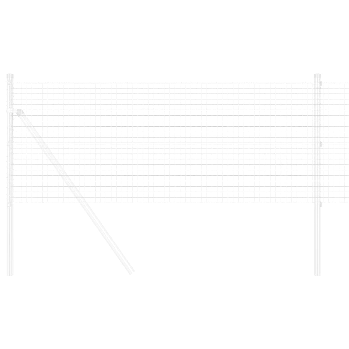 Recinzione in Rete Saldato Argento 0.6 x 100 m