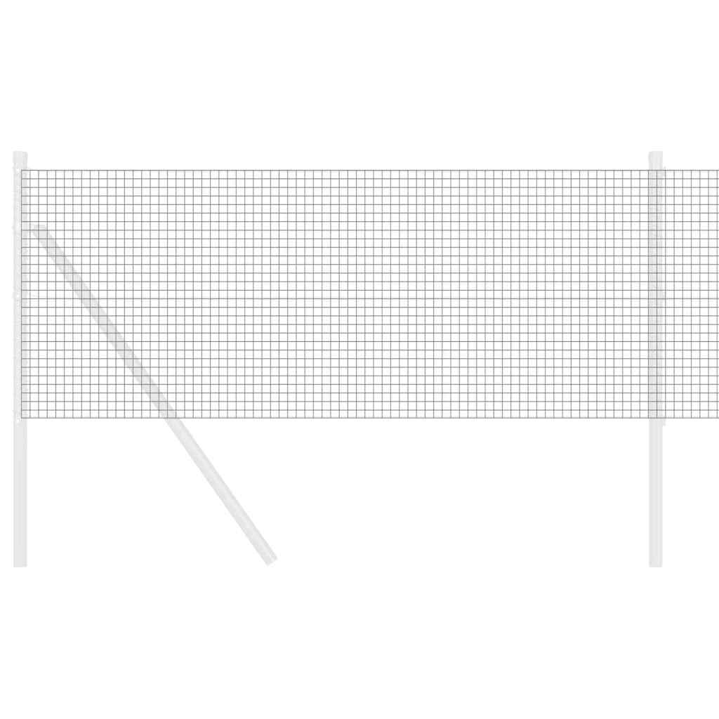 Recinzione in Rete Saldato Grigio 0.4 x 10 m