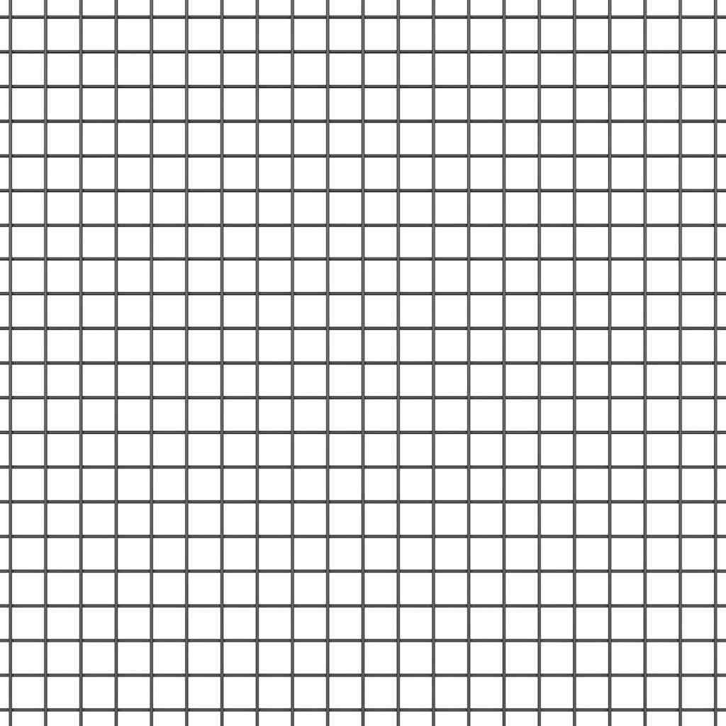 Recinzione in Rete Saldato Grigio 1.6 x 10 m