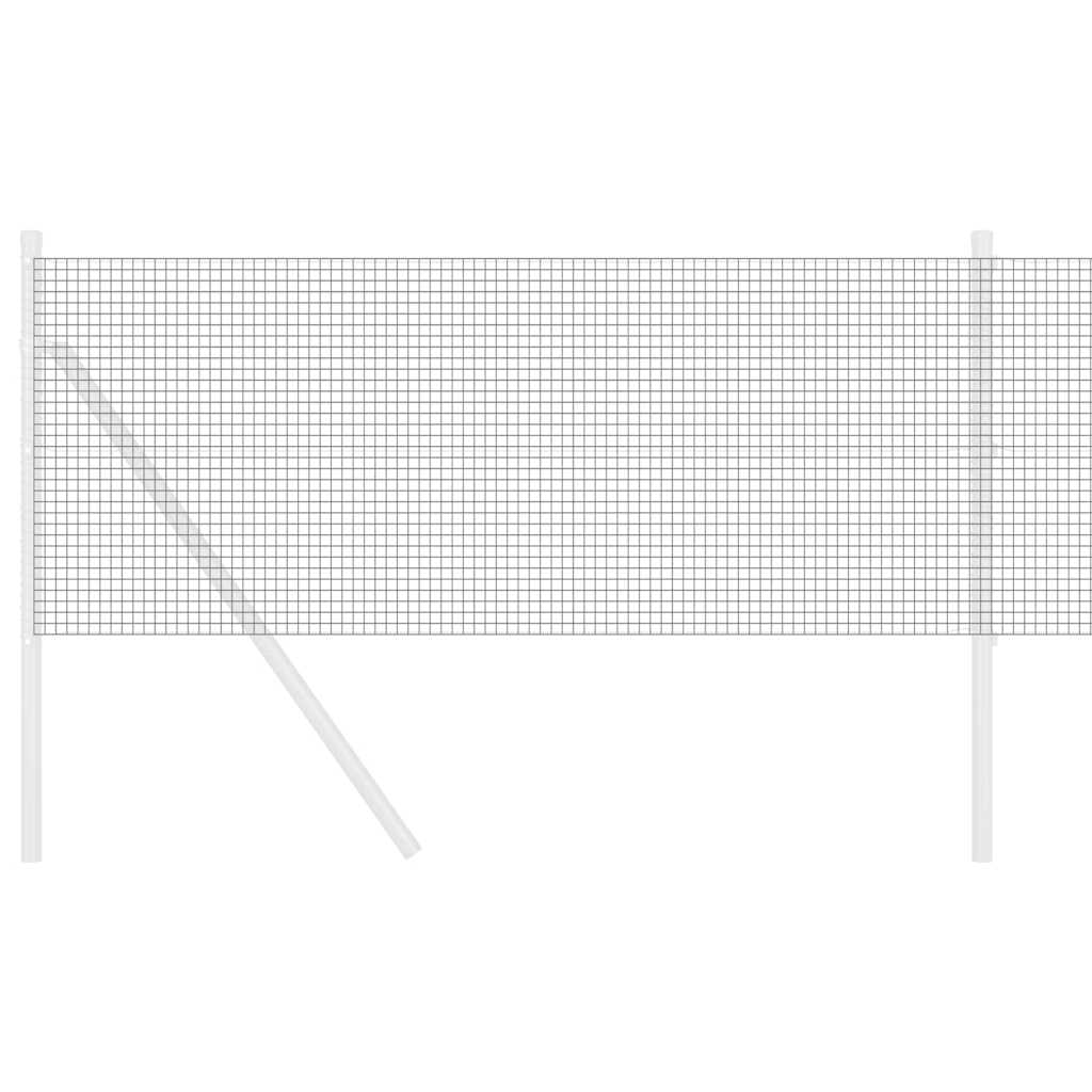 Recinzione in Rete Saldato Grigio 0.4 x 25 m